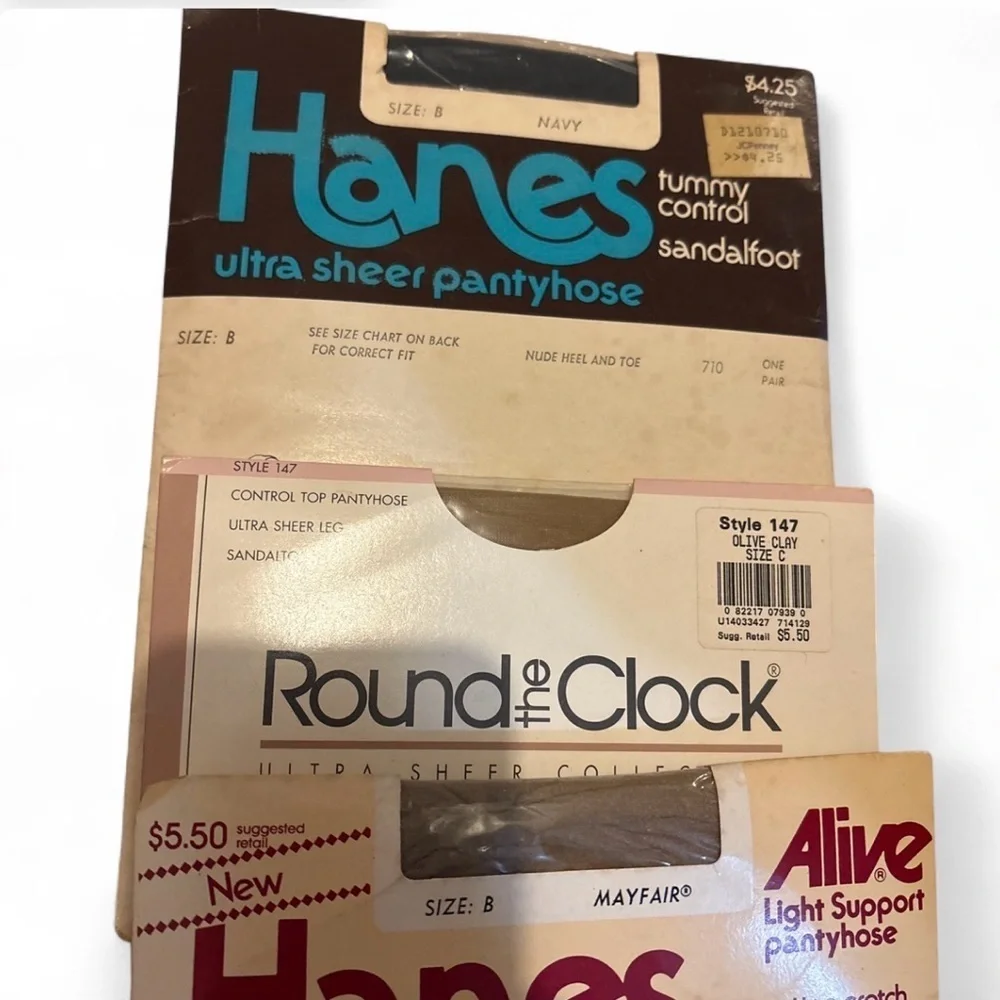 Hanes vintage pantyhose